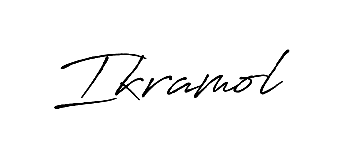 How to Draw Ikramol signature style? Antro_Vectra_Bolder is a latest design signature styles for name Ikramol. Ikramol signature style 7 images and pictures png