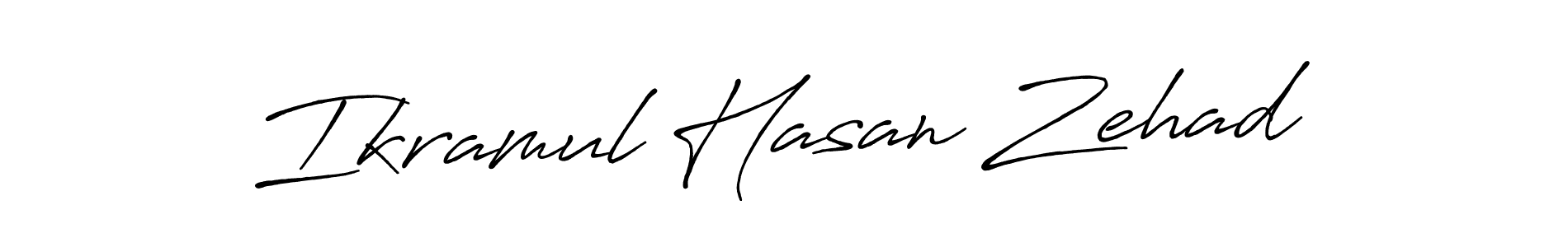 The best way (Antro_Vectra_Bolder) to make a short signature is to pick only two or three words in your name. The name Ikramul Hasan Zehad include a total of six letters. For converting this name. Ikramul Hasan Zehad signature style 7 images and pictures png