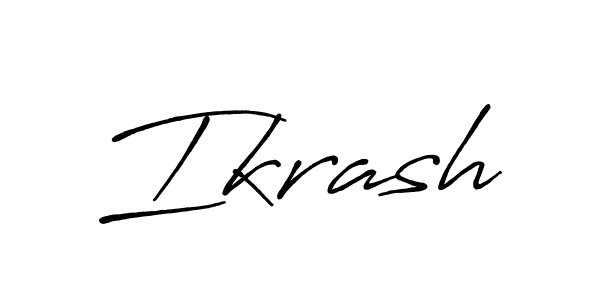 Create a beautiful signature design for name Ikrash. With this signature (Antro_Vectra_Bolder) fonts, you can make a handwritten signature for free. Ikrash signature style 7 images and pictures png