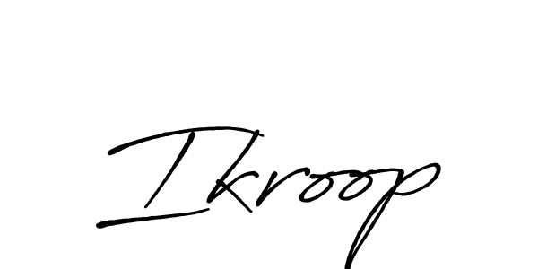 Also You can easily find your signature by using the search form. We will create Ikroop name handwritten signature images for you free of cost using Antro_Vectra_Bolder sign style. Ikroop signature style 7 images and pictures png