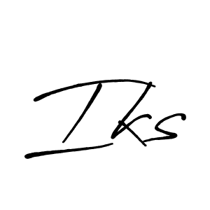 It looks lik you need a new signature style for name Iks. Design unique handwritten (Antro_Vectra_Bolder) signature with our free signature maker in just a few clicks. Iks signature style 7 images and pictures png