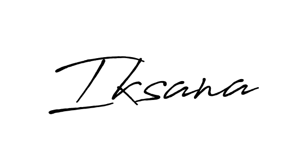 Use a signature maker to create a handwritten signature online. With this signature software, you can design (Antro_Vectra_Bolder) your own signature for name Iksana. Iksana signature style 7 images and pictures png