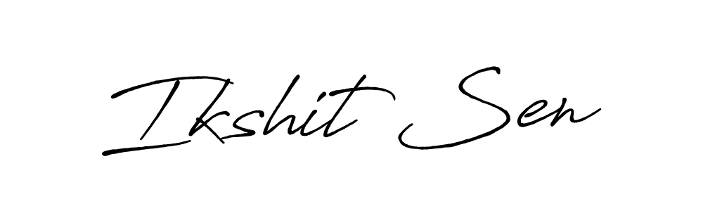 This is the best signature style for the Ikshit Sen name. Also you like these signature font (Antro_Vectra_Bolder). Mix name signature. Ikshit Sen signature style 7 images and pictures png