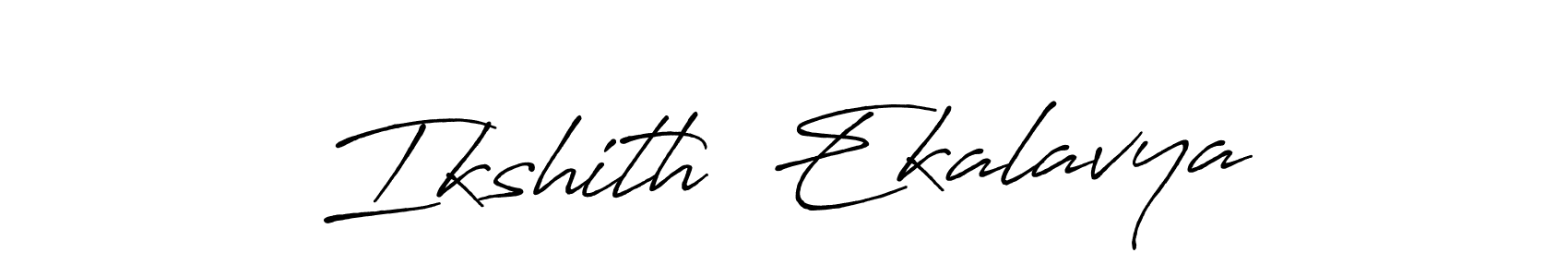 Ikshith  Ekalavya stylish signature style. Best Handwritten Sign (Antro_Vectra_Bolder) for my name. Handwritten Signature Collection Ideas for my name Ikshith  Ekalavya. Ikshith  Ekalavya signature style 7 images and pictures png