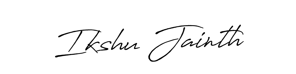 How to Draw Ikshu Jainth signature style? Antro_Vectra_Bolder is a latest design signature styles for name Ikshu Jainth. Ikshu Jainth signature style 7 images and pictures png