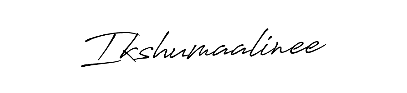 Use a signature maker to create a handwritten signature online. With this signature software, you can design (Antro_Vectra_Bolder) your own signature for name Ikshumaalinee. Ikshumaalinee signature style 7 images and pictures png