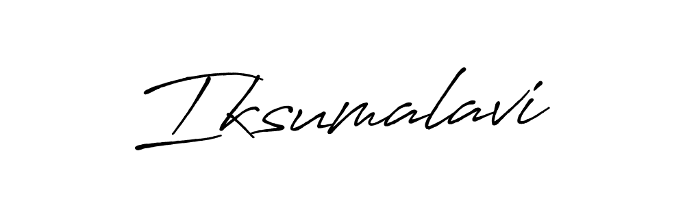 It looks lik you need a new signature style for name Iksumalavi. Design unique handwritten (Antro_Vectra_Bolder) signature with our free signature maker in just a few clicks. Iksumalavi signature style 7 images and pictures png