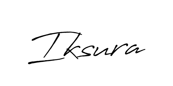 Also we have Iksura name is the best signature style. Create professional handwritten signature collection using Antro_Vectra_Bolder autograph style. Iksura signature style 7 images and pictures png