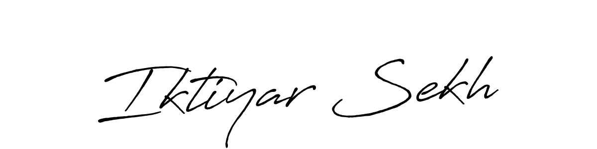 Also You can easily find your signature by using the search form. We will create Iktiyar Sekh name handwritten signature images for you free of cost using Antro_Vectra_Bolder sign style. Iktiyar Sekh signature style 7 images and pictures png