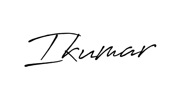 Make a beautiful signature design for name Ikumar. Use this online signature maker to create a handwritten signature for free. Ikumar signature style 7 images and pictures png