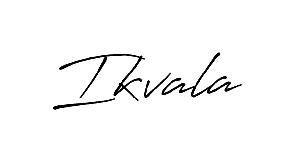 Design your own signature with our free online signature maker. With this signature software, you can create a handwritten (Antro_Vectra_Bolder) signature for name Ikvala. Ikvala signature style 7 images and pictures png