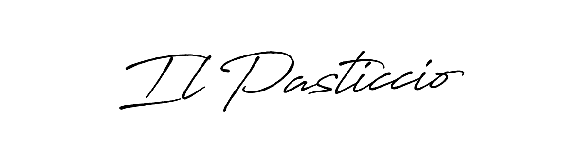 Il Pasticcio stylish signature style. Best Handwritten Sign (Antro_Vectra_Bolder) for my name. Handwritten Signature Collection Ideas for my name Il Pasticcio. Il Pasticcio signature style 7 images and pictures png
