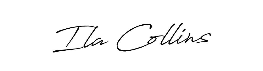 It looks lik you need a new signature style for name Ila Collins. Design unique handwritten (Antro_Vectra_Bolder) signature with our free signature maker in just a few clicks. Ila Collins signature style 7 images and pictures png