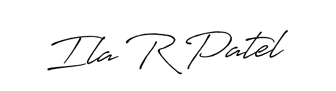 How to Draw Ila R Patel signature style? Antro_Vectra_Bolder is a latest design signature styles for name Ila R Patel. Ila R Patel signature style 7 images and pictures png