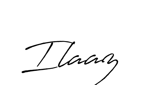 Use a signature maker to create a handwritten signature online. With this signature software, you can design (Antro_Vectra_Bolder) your own signature for name Ilaaz. Ilaaz signature style 7 images and pictures png