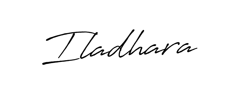 How to make Iladhara signature? Antro_Vectra_Bolder is a professional autograph style. Create handwritten signature for Iladhara name. Iladhara signature style 7 images and pictures png