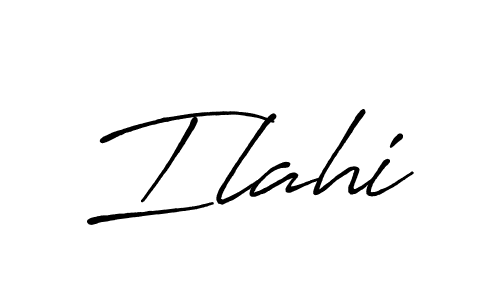 How to make Ilahi signature? Antro_Vectra_Bolder is a professional autograph style. Create handwritten signature for Ilahi name. Ilahi signature style 7 images and pictures png