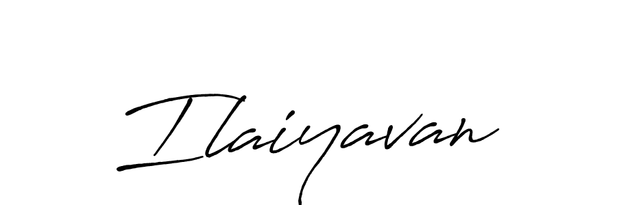 Make a beautiful signature design for name Ilaiyavan. With this signature (Antro_Vectra_Bolder) style, you can create a handwritten signature for free. Ilaiyavan signature style 7 images and pictures png