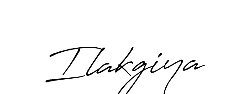 How to make Ilakgiya signature? Antro_Vectra_Bolder is a professional autograph style. Create handwritten signature for Ilakgiya name. Ilakgiya signature style 7 images and pictures png