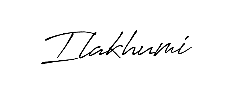 Make a beautiful signature design for name Ilakhumi. With this signature (Antro_Vectra_Bolder) style, you can create a handwritten signature for free. Ilakhumi signature style 7 images and pictures png