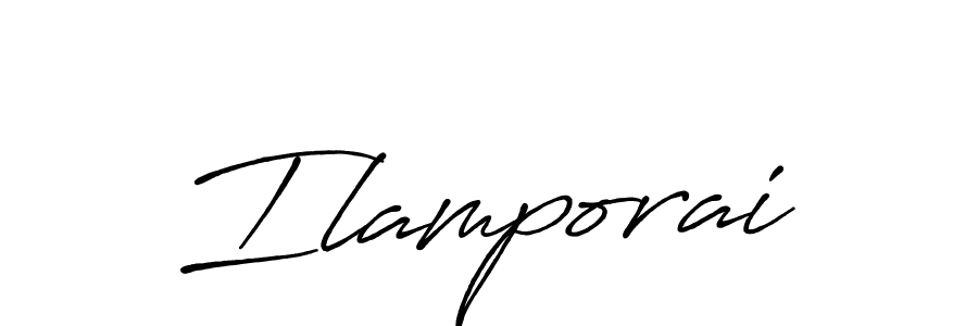 Similarly Antro_Vectra_Bolder is the best handwritten signature design. Signature creator online .You can use it as an online autograph creator for name Ilamporai. Ilamporai signature style 7 images and pictures png