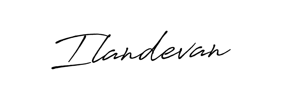 It looks lik you need a new signature style for name Ilandevan. Design unique handwritten (Antro_Vectra_Bolder) signature with our free signature maker in just a few clicks. Ilandevan signature style 7 images and pictures png