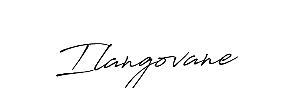 Design your own signature with our free online signature maker. With this signature software, you can create a handwritten (Antro_Vectra_Bolder) signature for name Ilangovane. Ilangovane signature style 7 images and pictures png