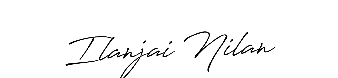 How to Draw Ilanjai Nilan signature style? Antro_Vectra_Bolder is a latest design signature styles for name Ilanjai Nilan. Ilanjai Nilan signature style 7 images and pictures png