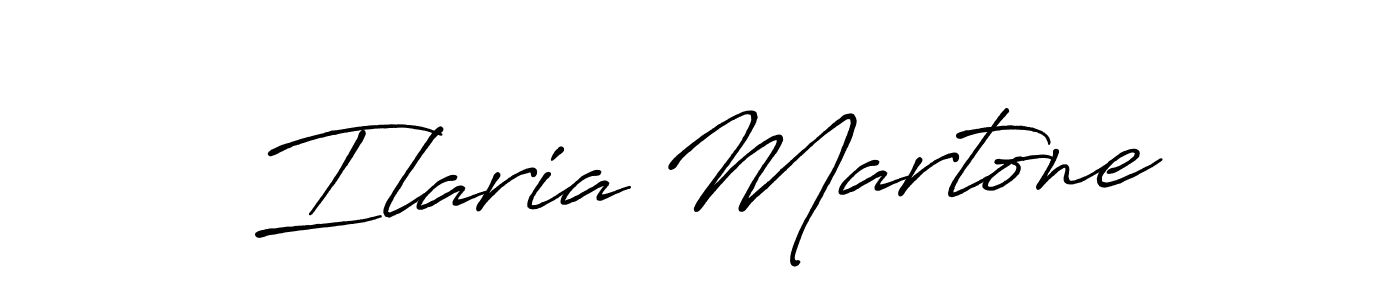 How to Draw Ilaria Martone signature style? Antro_Vectra_Bolder is a latest design signature styles for name Ilaria Martone. Ilaria Martone signature style 7 images and pictures png