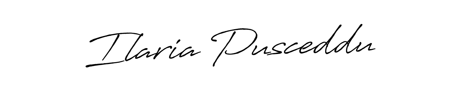 Use a signature maker to create a handwritten signature online. With this signature software, you can design (Antro_Vectra_Bolder) your own signature for name Ilaria Pusceddu. Ilaria Pusceddu signature style 7 images and pictures png