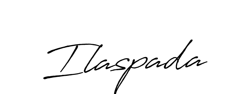 How to make Ilaspada signature? Antro_Vectra_Bolder is a professional autograph style. Create handwritten signature for Ilaspada name. Ilaspada signature style 7 images and pictures png