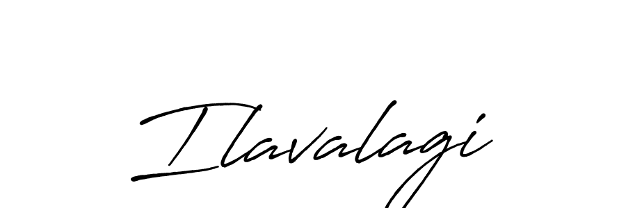 Use a signature maker to create a handwritten signature online. With this signature software, you can design (Antro_Vectra_Bolder) your own signature for name Ilavalagi. Ilavalagi signature style 7 images and pictures png