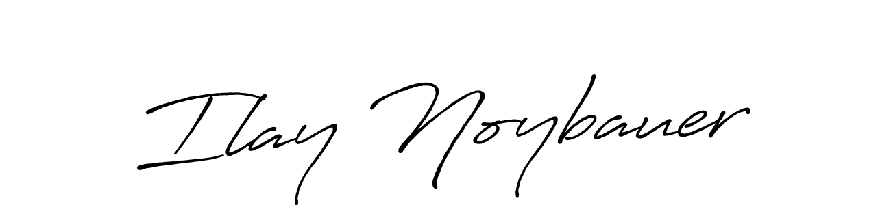 Make a beautiful signature design for name Ilay Noybauer. With this signature (Antro_Vectra_Bolder) style, you can create a handwritten signature for free. Ilay Noybauer signature style 7 images and pictures png