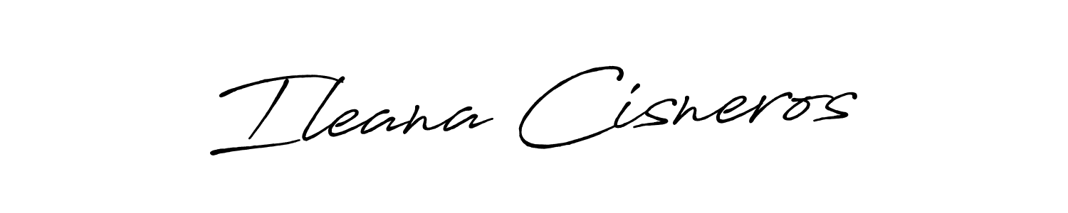 Once you've used our free online signature maker to create your best signature Antro_Vectra_Bolder style, it's time to enjoy all of the benefits that Ileana Cisneros name signing documents. Ileana Cisneros signature style 7 images and pictures png