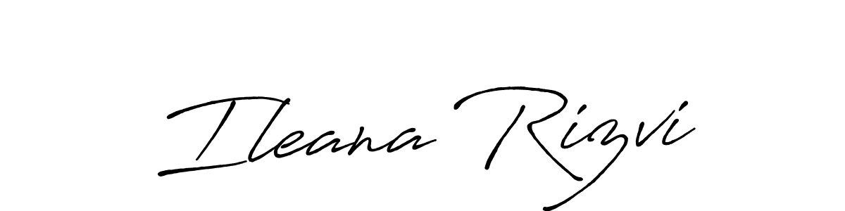 It looks lik you need a new signature style for name Ileana Rizvi. Design unique handwritten (Antro_Vectra_Bolder) signature with our free signature maker in just a few clicks. Ileana Rizvi signature style 7 images and pictures png