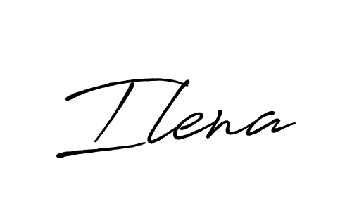 Ilena stylish signature style. Best Handwritten Sign (Antro_Vectra_Bolder) for my name. Handwritten Signature Collection Ideas for my name Ilena. Ilena signature style 7 images and pictures png