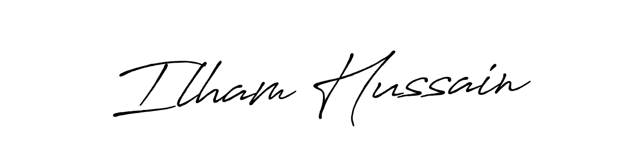 Here are the top 10 professional signature styles for the name Ilham Hussain. These are the best autograph styles you can use for your name. Ilham Hussain signature style 7 images and pictures png