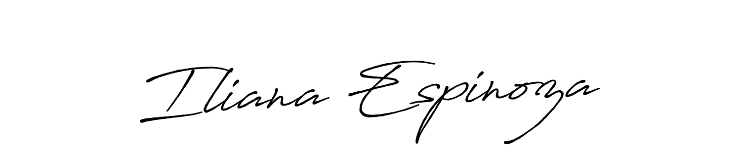 You can use this online signature creator to create a handwritten signature for the name Iliana Espinoza. This is the best online autograph maker. Iliana Espinoza signature style 7 images and pictures png