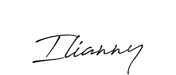 How to Draw Ilianny signature style? Antro_Vectra_Bolder is a latest design signature styles for name Ilianny. Ilianny signature style 7 images and pictures png