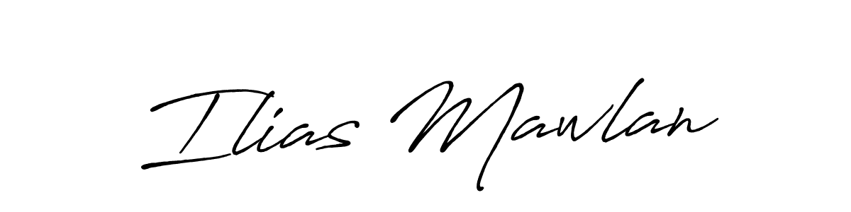 Antro_Vectra_Bolder is a professional signature style that is perfect for those who want to add a touch of class to their signature. It is also a great choice for those who want to make their signature more unique. Get Ilias Mawlan name to fancy signature for free. Ilias Mawlan signature style 7 images and pictures png