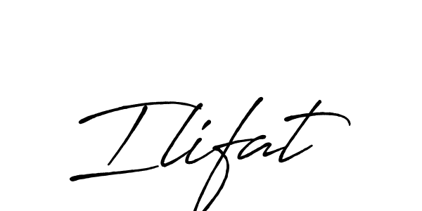Ilifat stylish signature style. Best Handwritten Sign (Antro_Vectra_Bolder) for my name. Handwritten Signature Collection Ideas for my name Ilifat. Ilifat signature style 7 images and pictures png