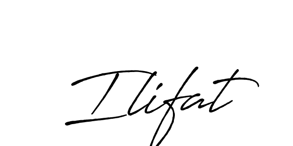 Ilifat stylish signature style. Best Handwritten Sign (Antro_Vectra_Bolder) for my name. Handwritten Signature Collection Ideas for my name Ilifat. Ilifat signature style 7 images and pictures png