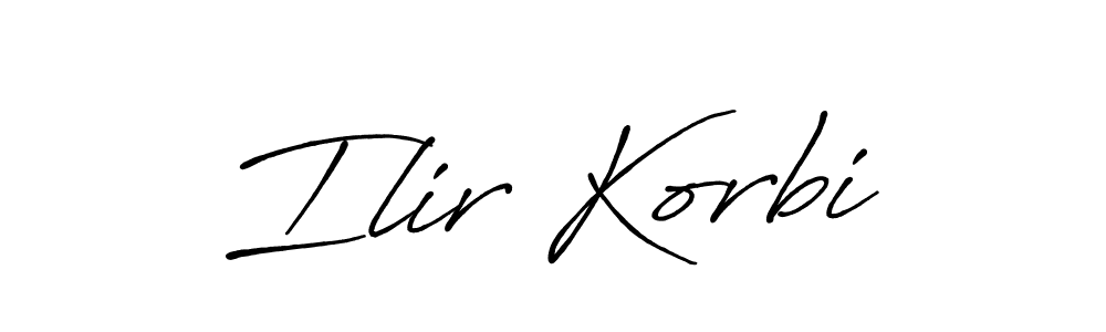 It looks lik you need a new signature style for name Ilir Korbi. Design unique handwritten (Antro_Vectra_Bolder) signature with our free signature maker in just a few clicks. Ilir Korbi signature style 7 images and pictures png