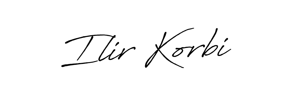 It looks lik you need a new signature style for name Ilir Korbi. Design unique handwritten (Antro_Vectra_Bolder) signature with our free signature maker in just a few clicks. Ilir Korbi signature style 7 images and pictures png