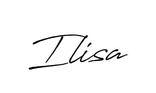 Similarly Antro_Vectra_Bolder is the best handwritten signature design. Signature creator online .You can use it as an online autograph creator for name Ilisa. Ilisa signature style 7 images and pictures png