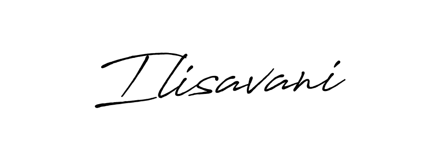 Create a beautiful signature design for name Ilisavani. With this signature (Antro_Vectra_Bolder) fonts, you can make a handwritten signature for free. Ilisavani signature style 7 images and pictures png