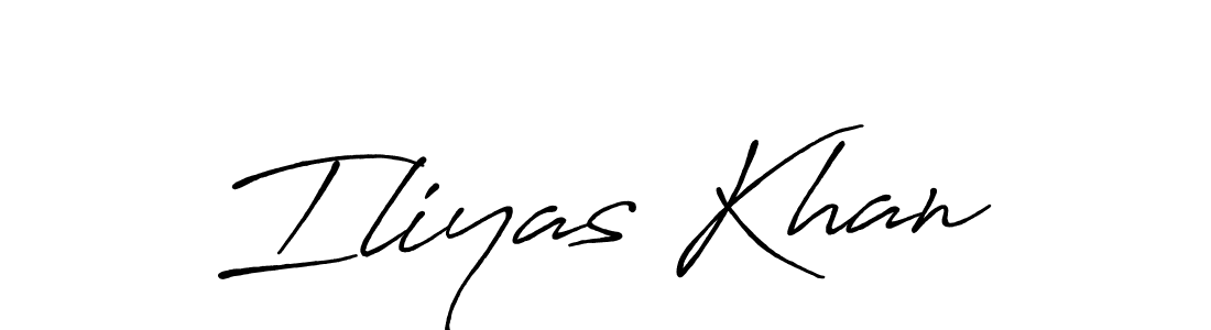 How to make Iliyas Khan signature? Antro_Vectra_Bolder is a professional autograph style. Create handwritten signature for Iliyas Khan name. Iliyas Khan signature style 7 images and pictures png