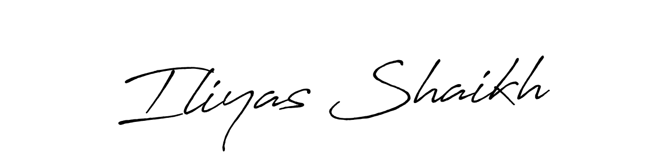 Make a short Iliyas Shaikh signature style. Manage your documents anywhere anytime using Antro_Vectra_Bolder. Create and add eSignatures, submit forms, share and send files easily. Iliyas Shaikh signature style 7 images and pictures png