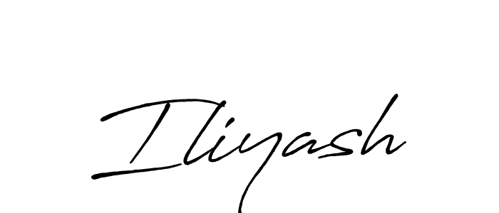 Design your own signature with our free online signature maker. With this signature software, you can create a handwritten (Antro_Vectra_Bolder) signature for name Iliyash. Iliyash signature style 7 images and pictures png