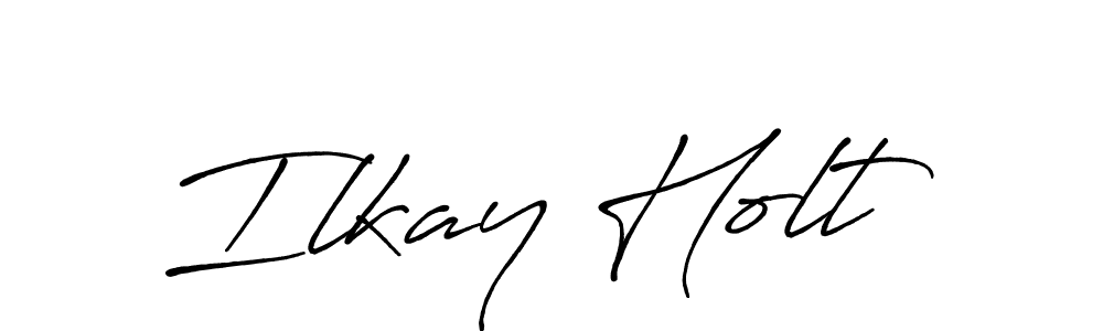 Design your own signature with our free online signature maker. With this signature software, you can create a handwritten (Antro_Vectra_Bolder) signature for name Ilkay Holt. Ilkay Holt signature style 7 images and pictures png